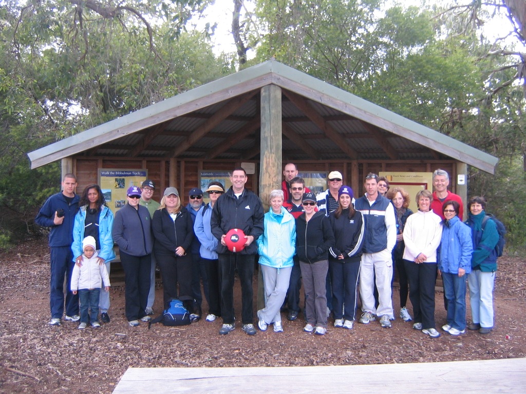 group photo after hike