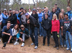 group of hikers